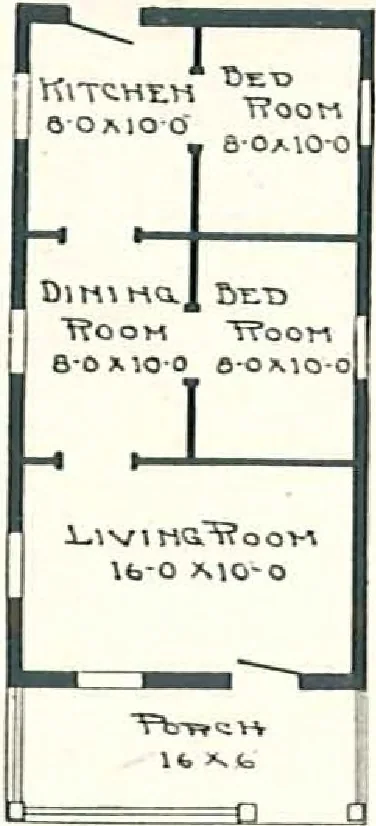 An illustration from Aladdin Houses 1915, 1915, leaf 109