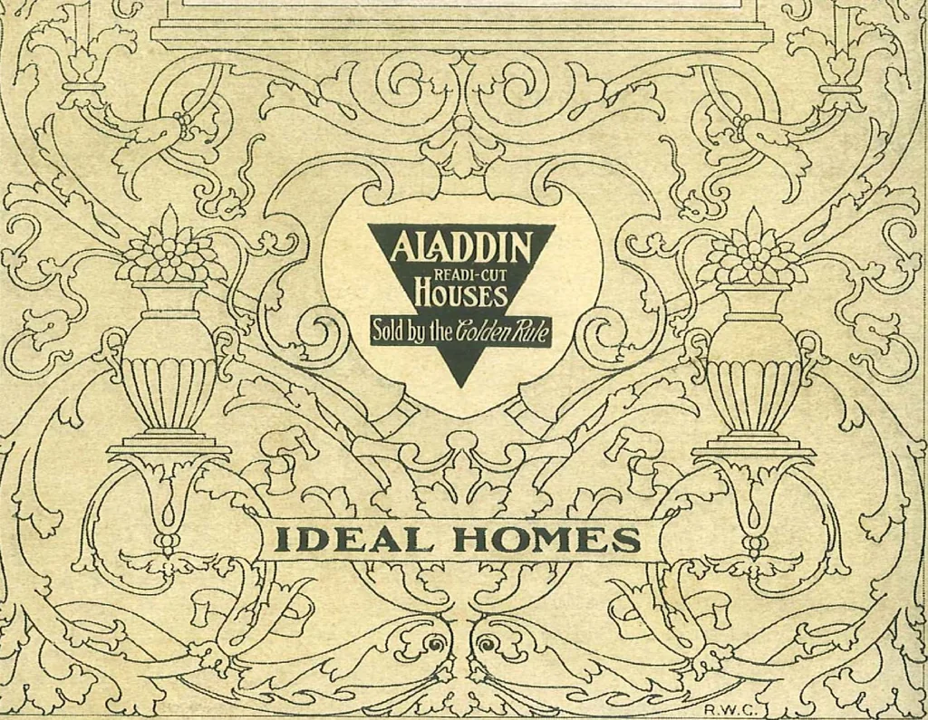 An illustration from Aladdin Houses 1915, 1915, leaf 129