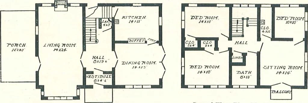 An illustration from Aladdin Houses 1915, 1915, leaf 13