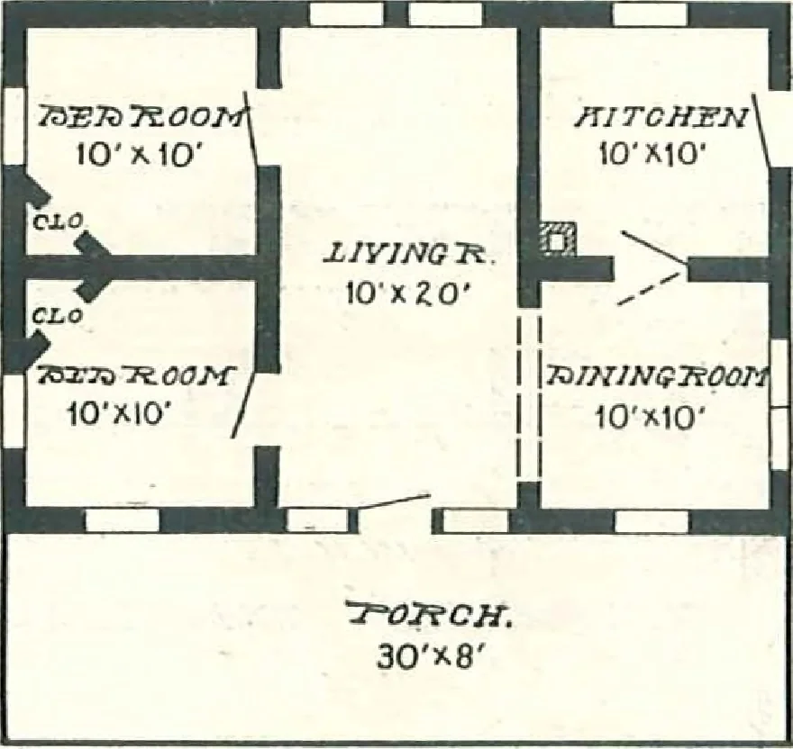An illustration from Aladdin Houses 1915, 1915, leaf 17