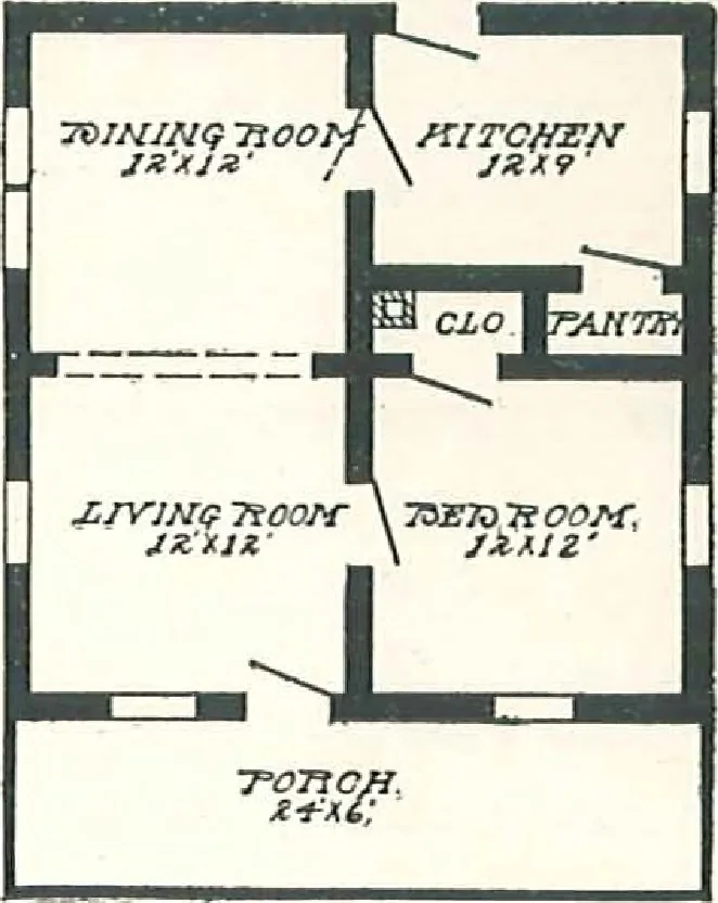 An illustration from Aladdin Houses 1915, 1915, leaf 19
