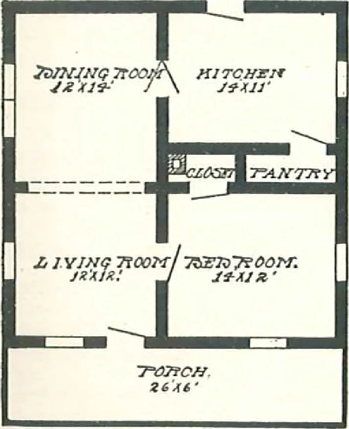 An illustration from Aladdin Houses 1915, 1915, leaf 19