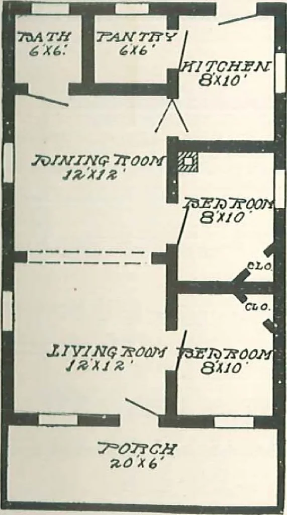 An illustration from Aladdin Houses 1915, 1915, leaf 20