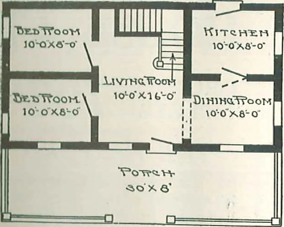 An illustration from Aladdin Houses 1915, 1915, leaf 30