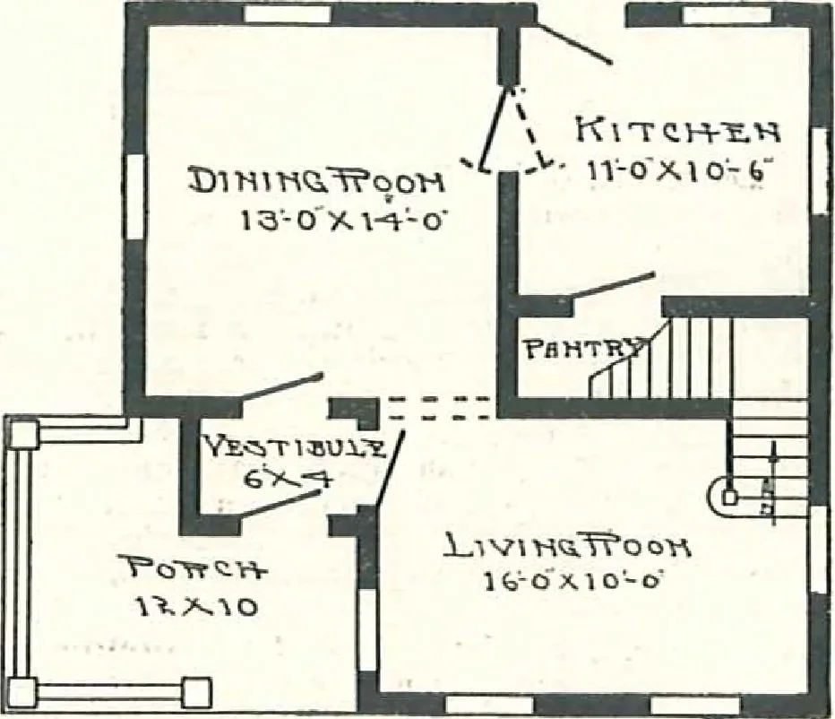 An illustration from Aladdin Houses 1915, 1915, leaf 33