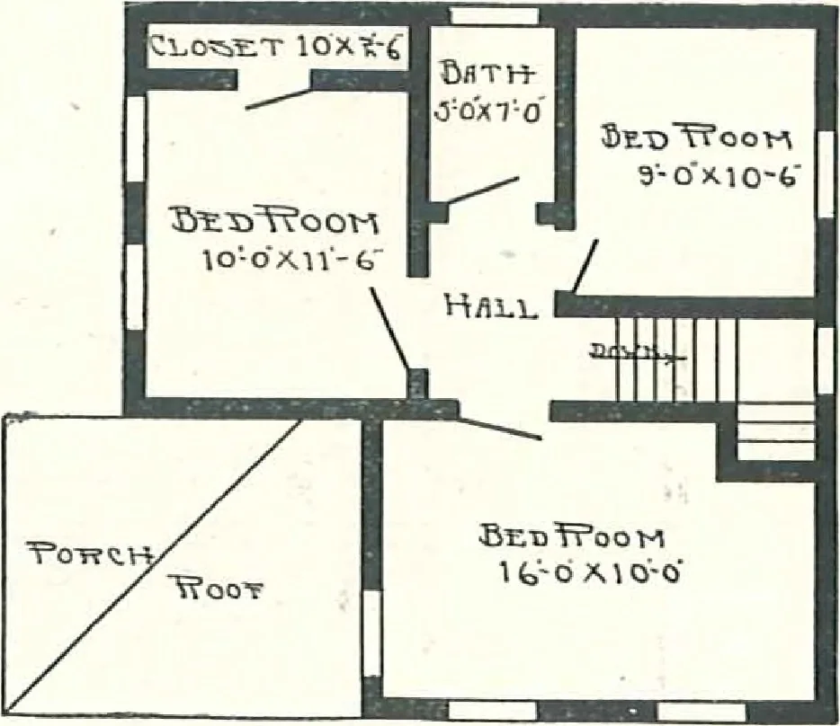 An illustration from Aladdin Houses 1915, 1915, leaf 33