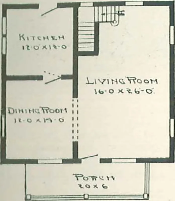 An illustration from Aladdin Houses 1915, 1915, leaf 36