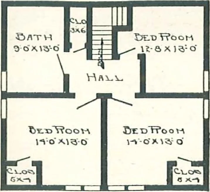 An illustration from Aladdin Houses 1915, 1915, leaf 36