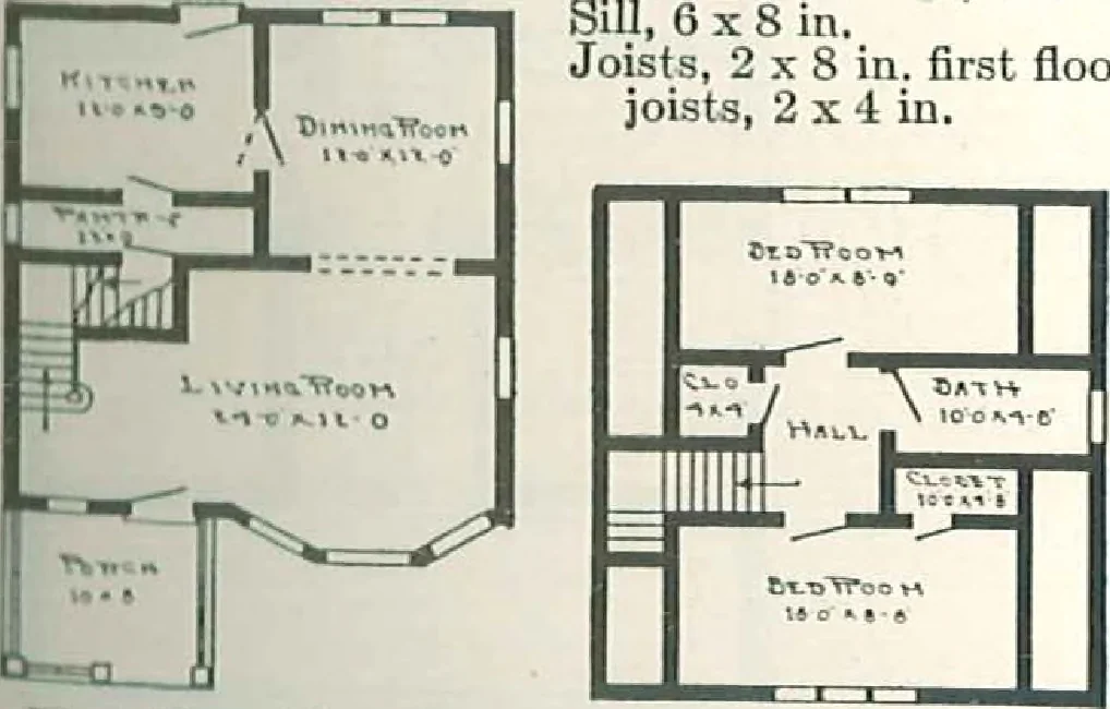 An illustration from Aladdin Houses 1915, 1915, leaf 36