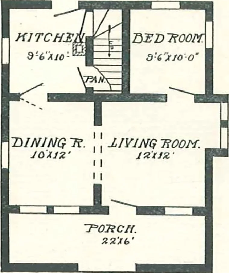 An illustration from Aladdin Houses 1915, 1915, leaf 37