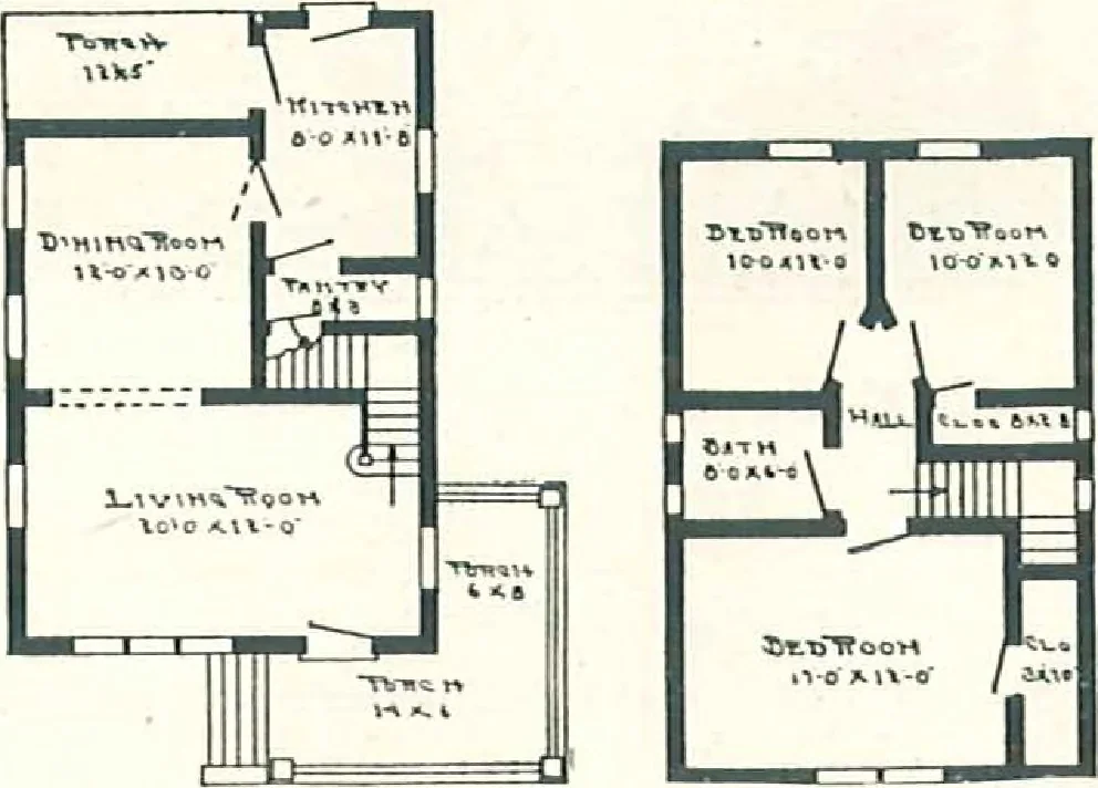 An illustration from Aladdin Houses 1915, 1915, leaf 39