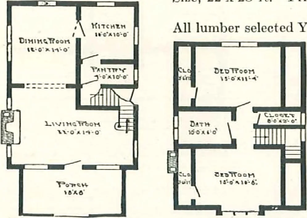 An illustration from Aladdin Houses 1915, 1915, leaf 39