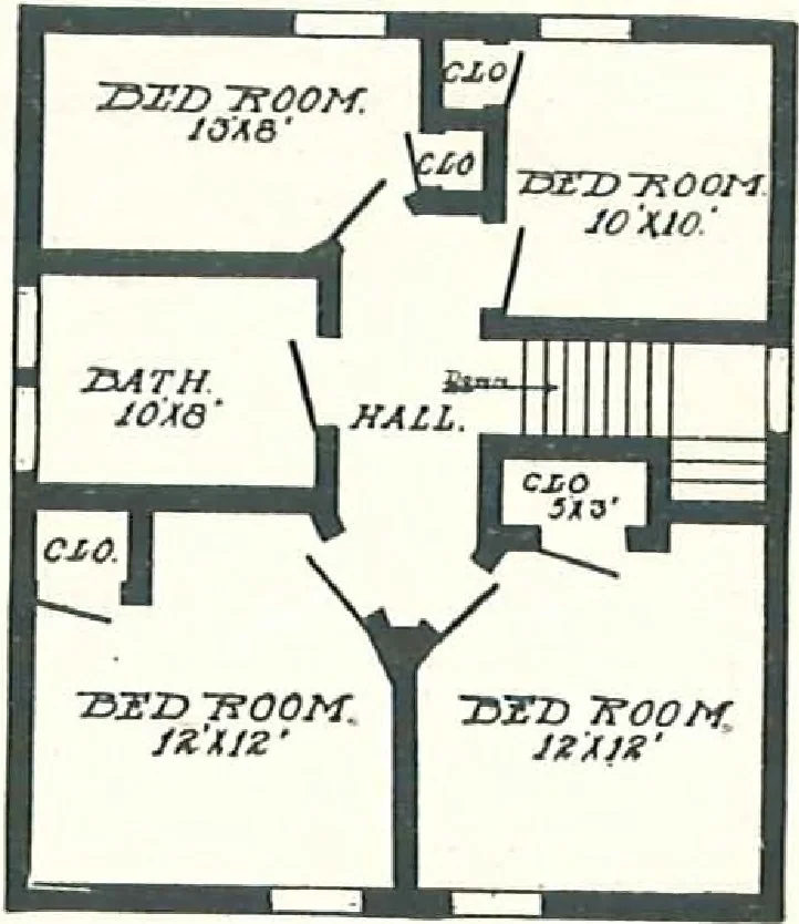 An illustration from Aladdin Houses 1915, 1915, leaf 40