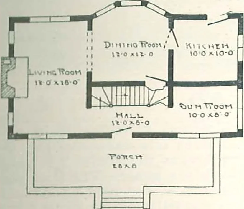 An illustration from Aladdin Houses 1915, 1915, leaf 42