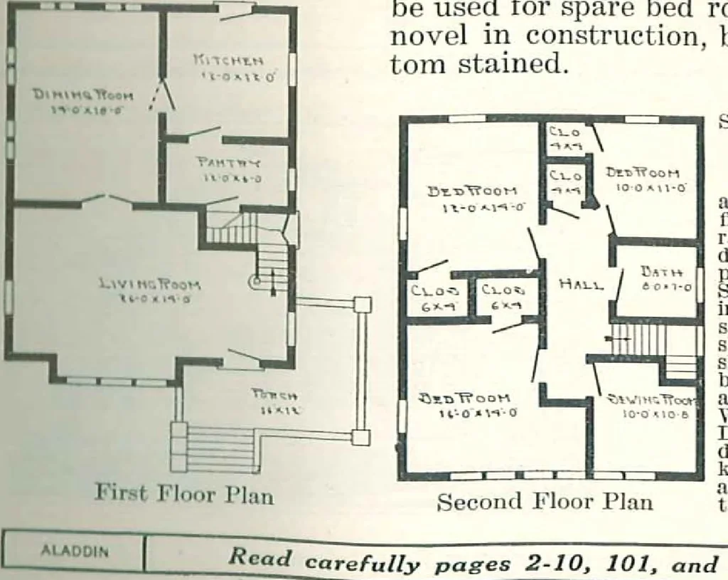 An illustration from Aladdin Houses 1915, 1915, leaf 42