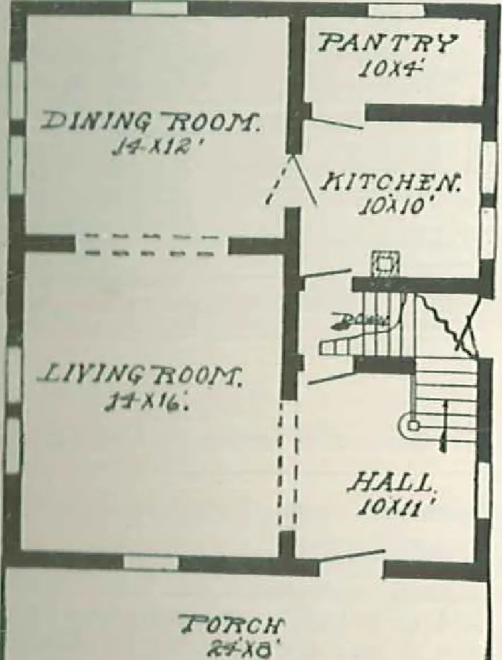 An illustration from Aladdin Houses 1915, 1915, leaf 44