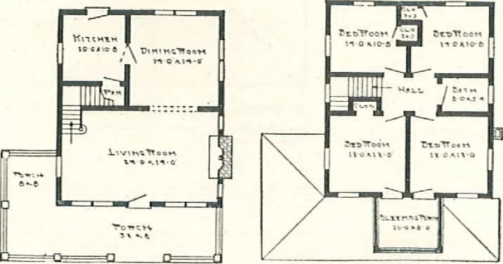 An illustration from Aladdin Houses 1915, 1915, leaf 45