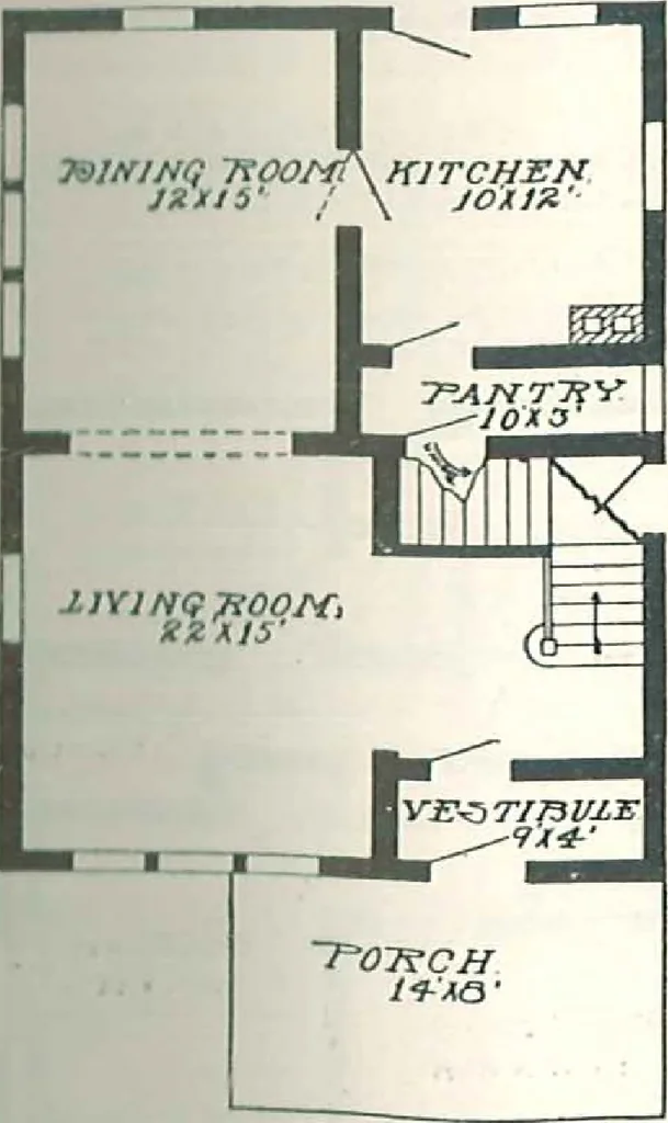 An illustration from Aladdin Houses 1915, 1915, leaf 46