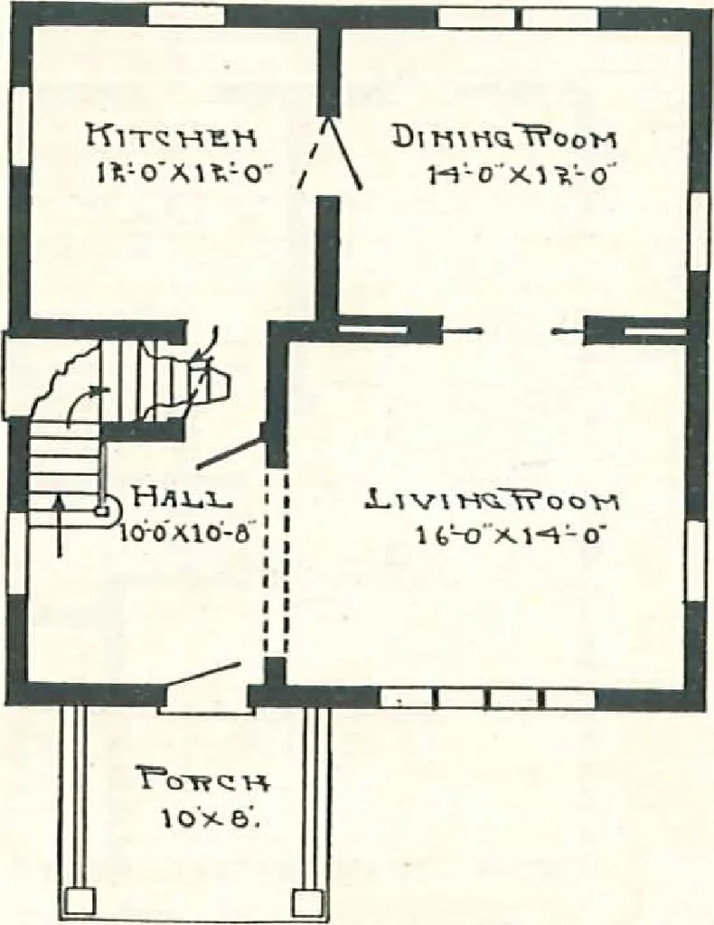 An illustration from Aladdin Houses 1915, 1915, leaf 47