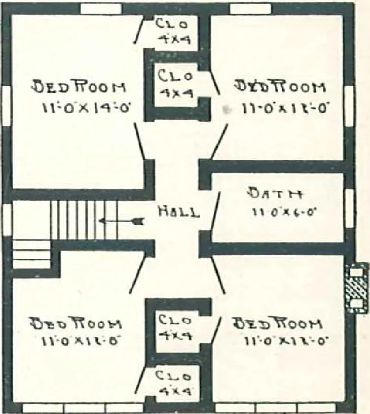 An illustration from Aladdin Houses 1915, 1915, leaf 50