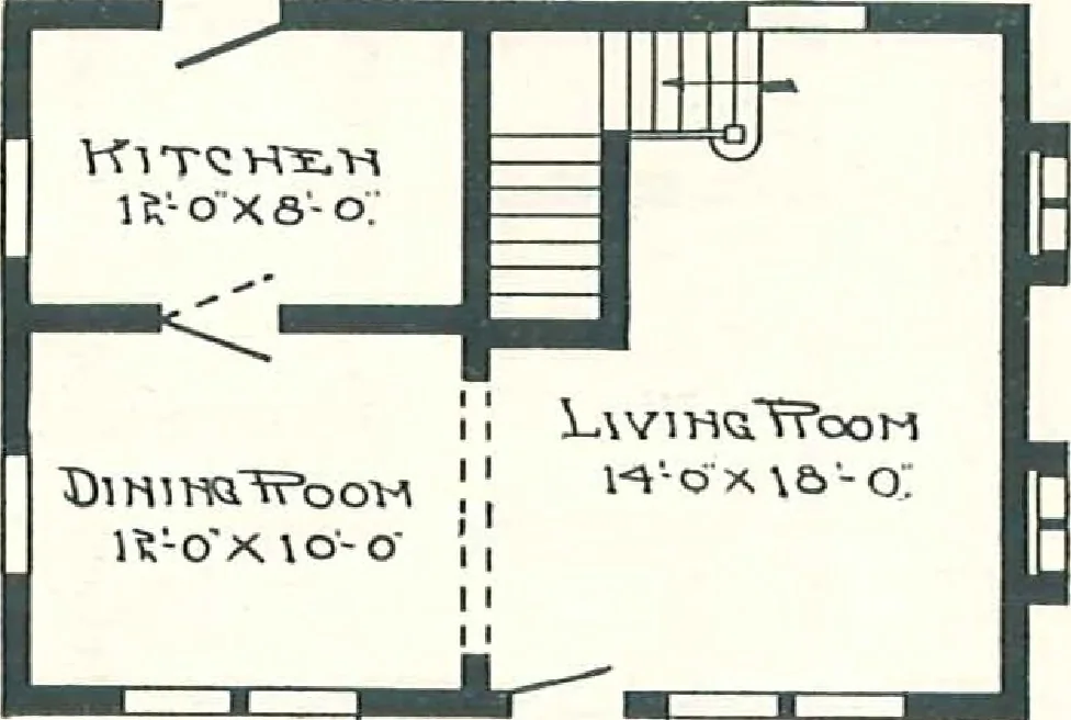 An illustration from Aladdin Houses 1915, 1915, leaf 53