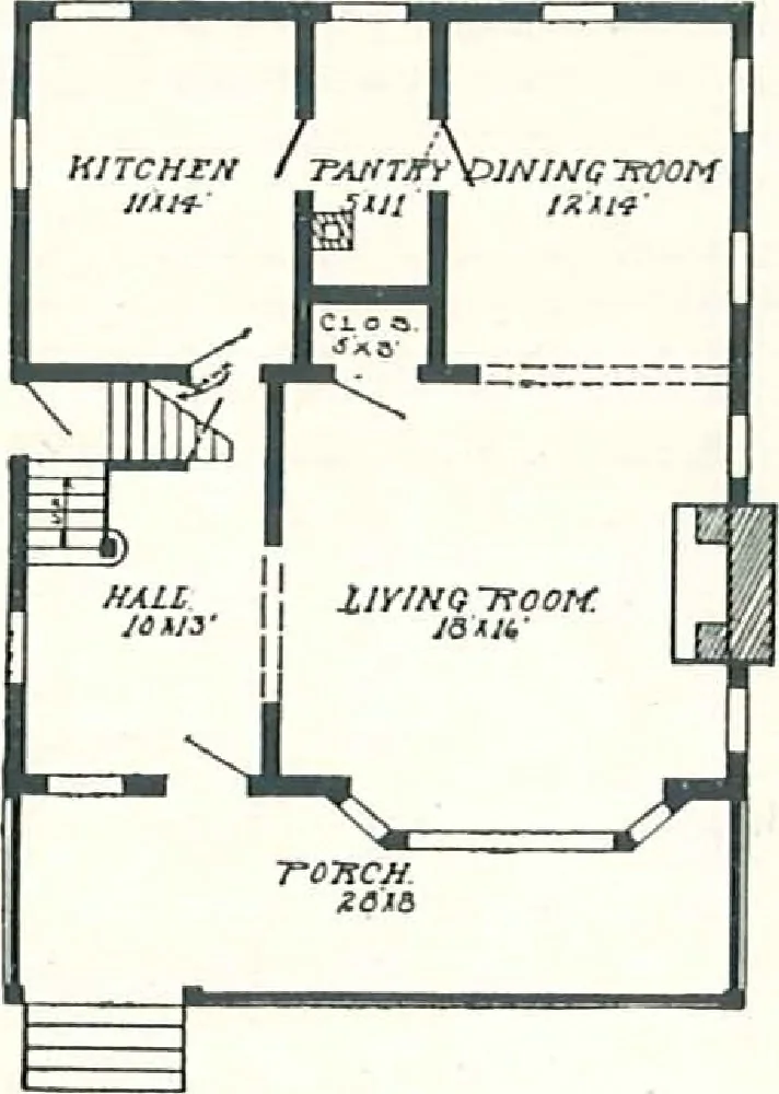 An illustration from Aladdin Houses 1915, 1915, leaf 55