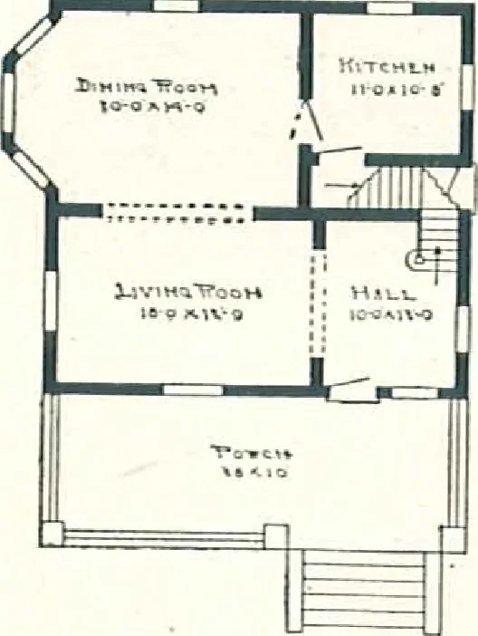 An illustration from Aladdin Houses 1915, 1915, leaf 57