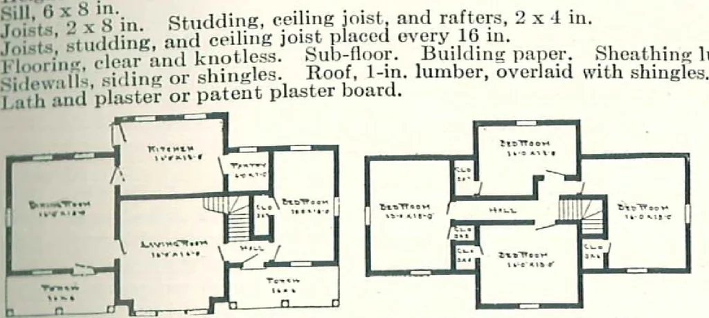 An illustration from Aladdin Houses 1915, 1915, leaf 58
