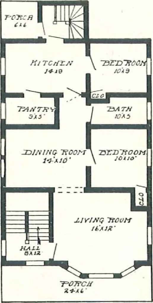 An illustration from Aladdin Houses 1915, 1915, leaf 62