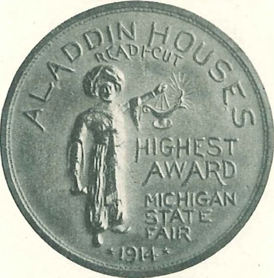 An illustration from Aladdin Houses 1915, 1915, leaf 64