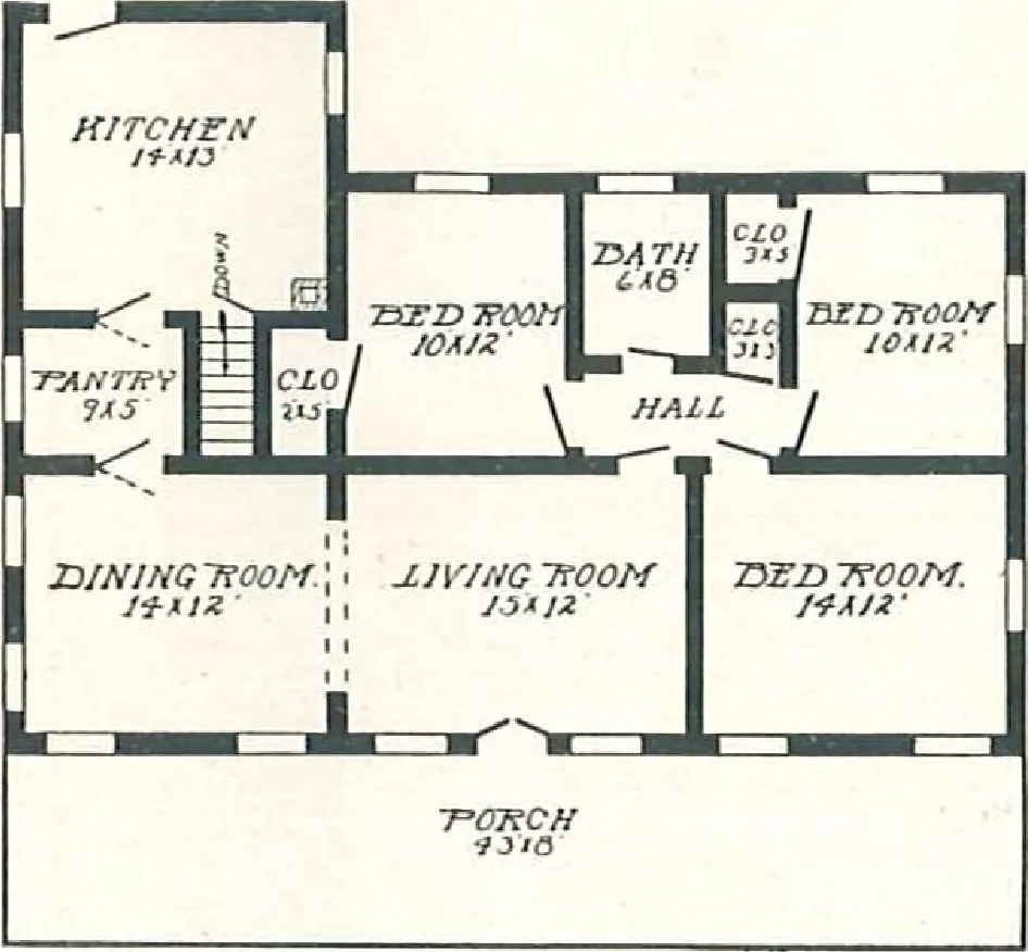 An illustration from Aladdin Houses 1915, 1915, leaf 65