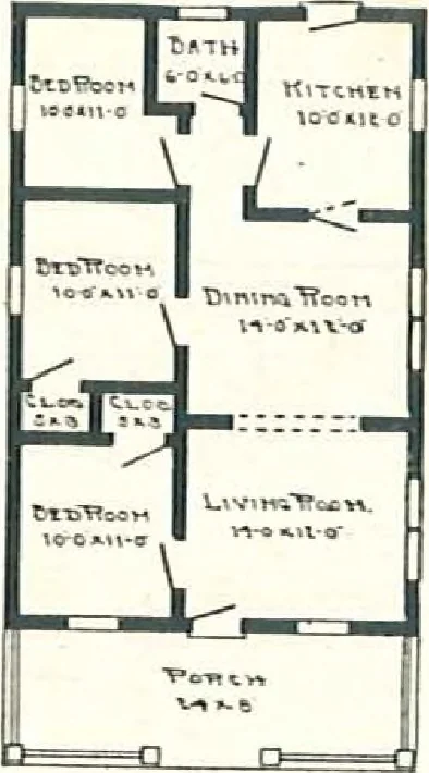 An illustration from Aladdin Houses 1915, 1915, leaf 71