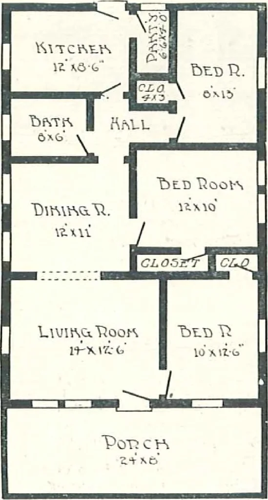 An illustration from Aladdin Houses 1915, 1915, leaf 83