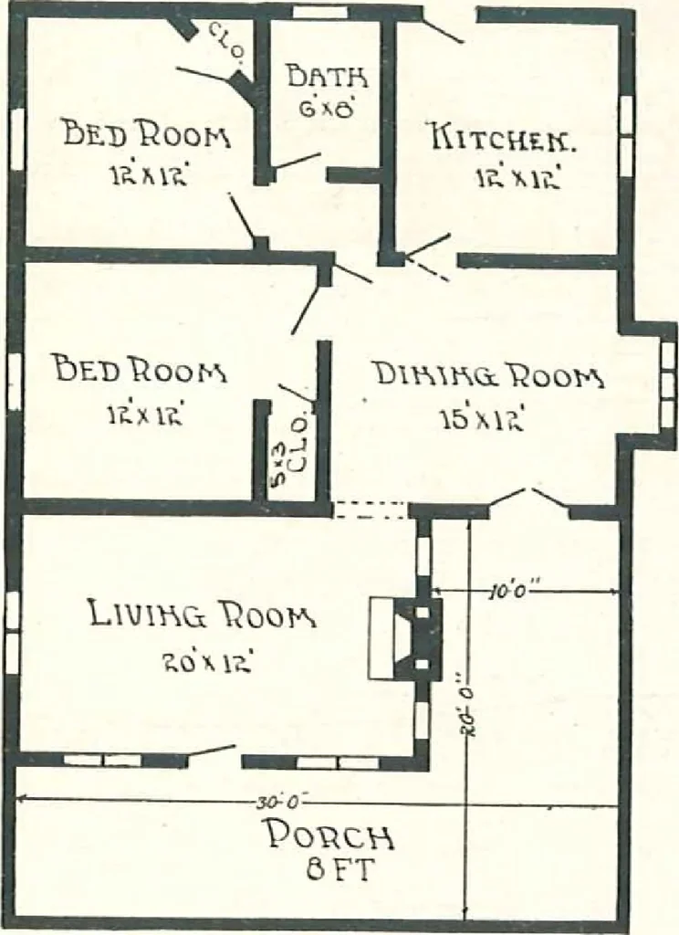 An illustration from Aladdin Houses 1915, 1915, leaf 85