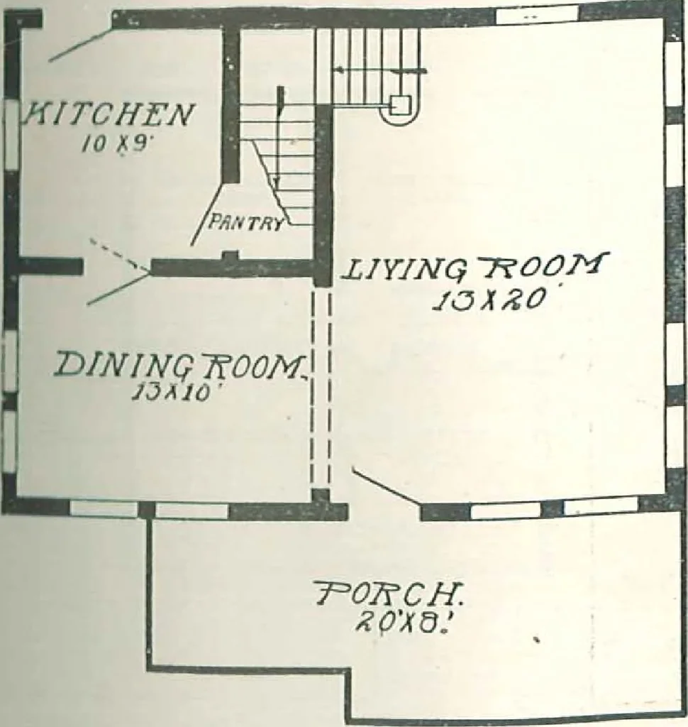 An illustration from Aladdin Houses 1915, 1915, leaf 88
