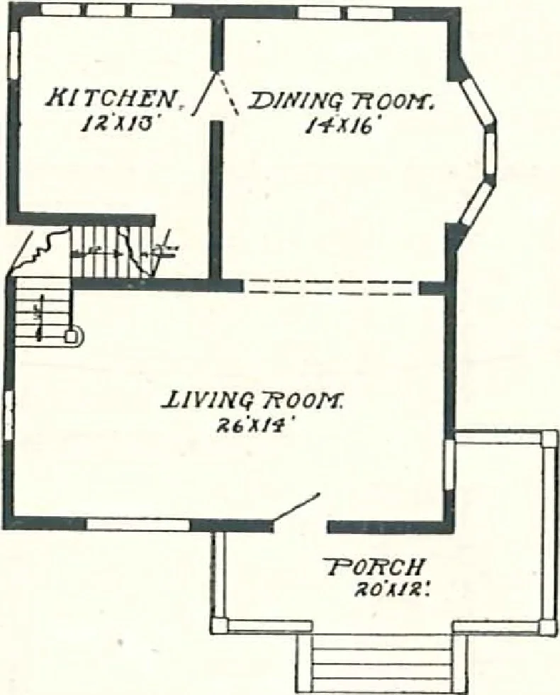 An illustration from Aladdin Houses 1915, 1915, leaf 89