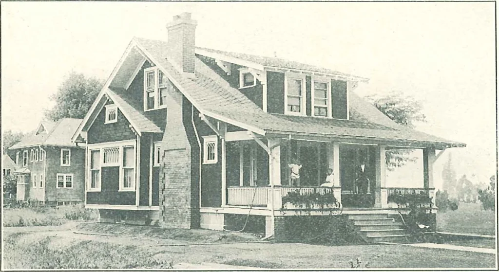An illustration from Aladdin Houses 1915, 1915, leaf 91