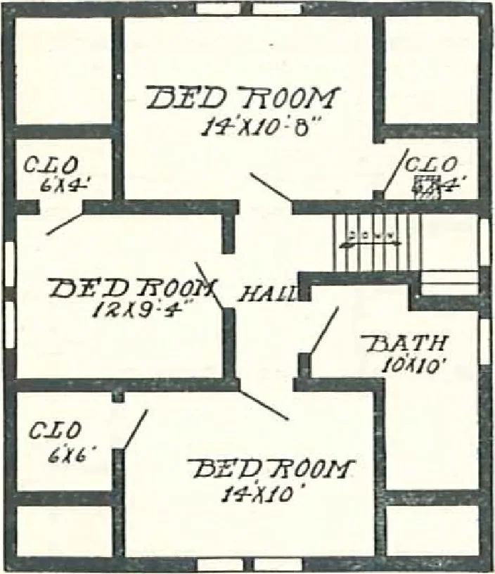 An illustration from Aladdin Houses 1915, 1915, leaf 91