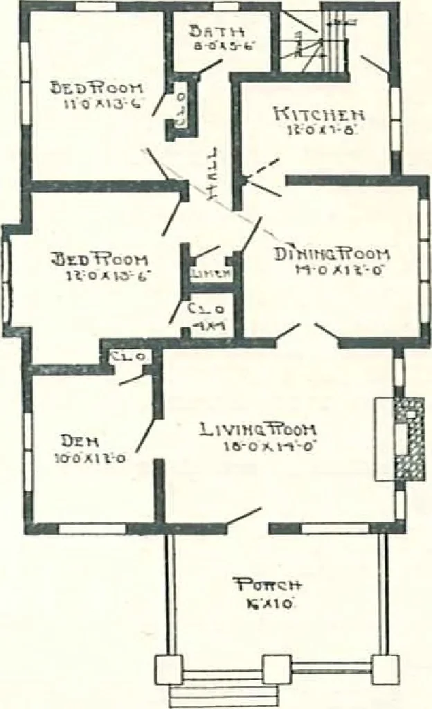 An illustration from Aladdin Houses 1915, 1915, leaf 92