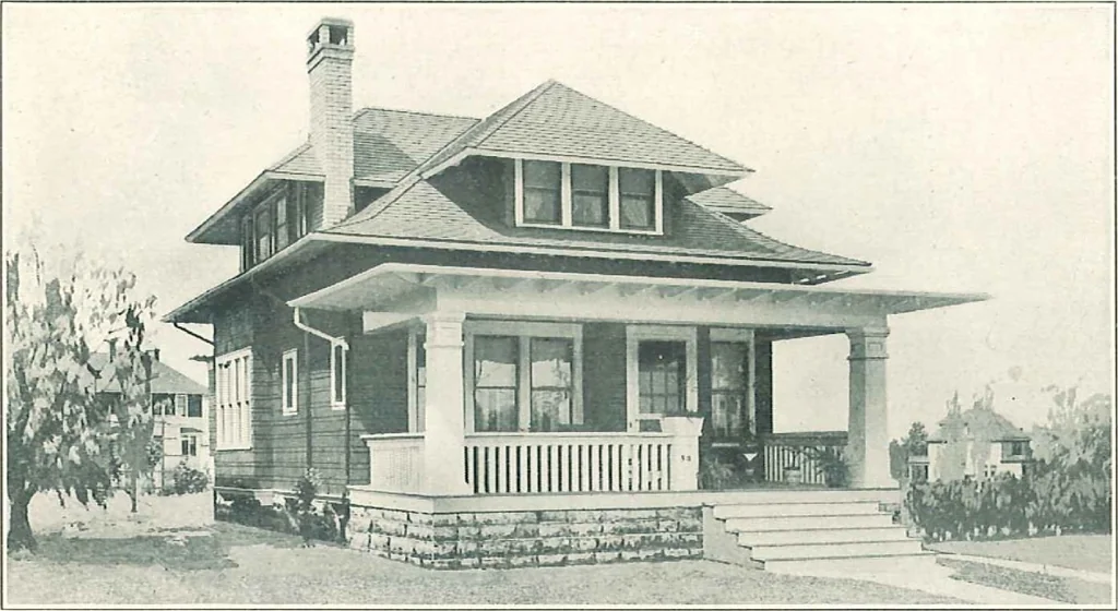 An illustration from Aladdin Houses 1915, 1915, leaf 93