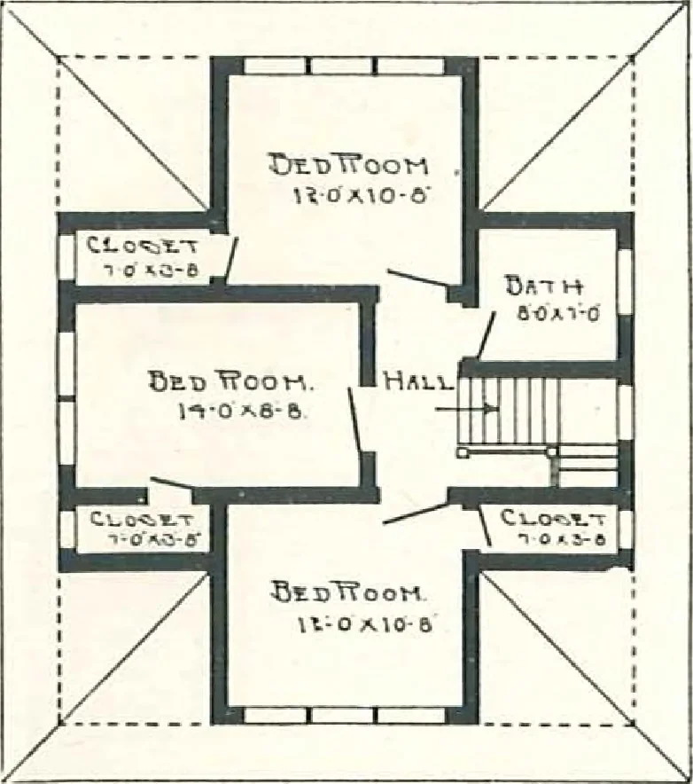 An illustration from Aladdin Houses 1915, 1915, leaf 93