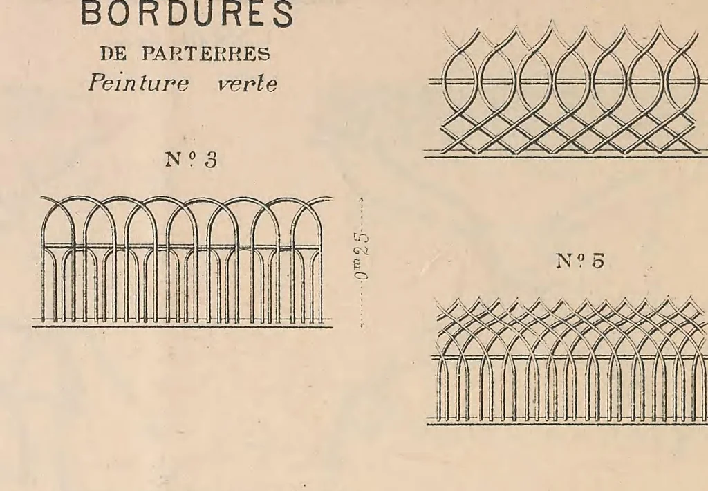 An illustration from Album des meubles de jardins et porte-bouteilles, 1885, leaf 12