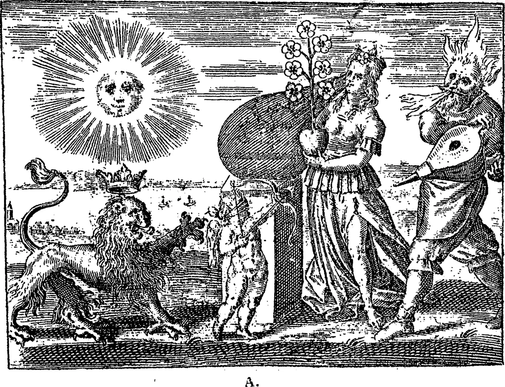 An illustration from Alchemy, ancient and modern, 1922, leaf 50