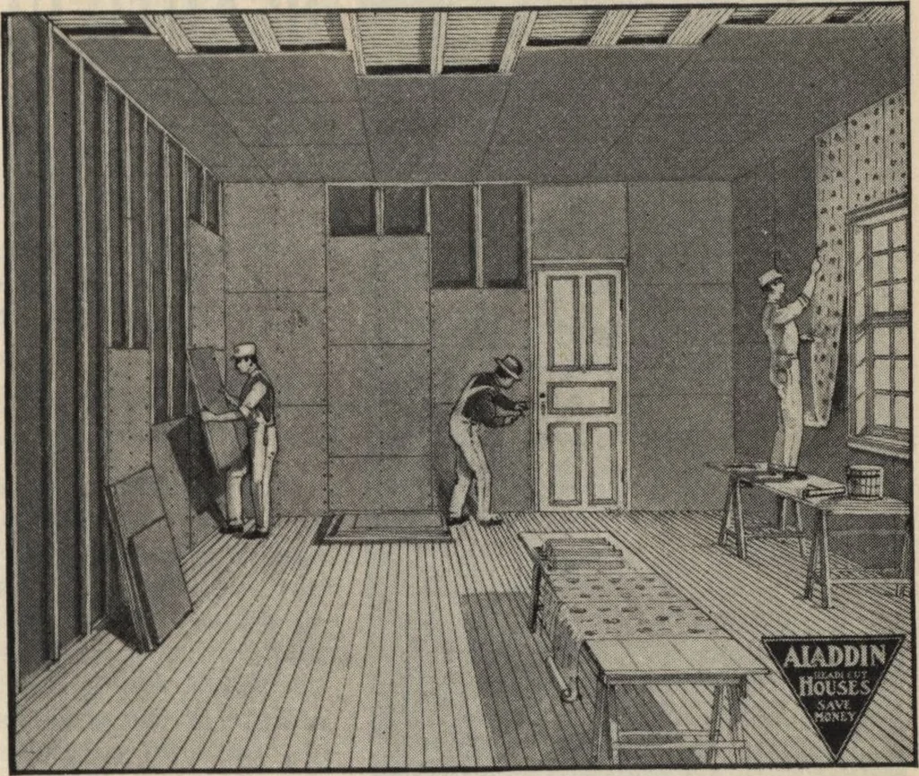 An illustration from Alladin homecraft market place, 1915, leaf 120