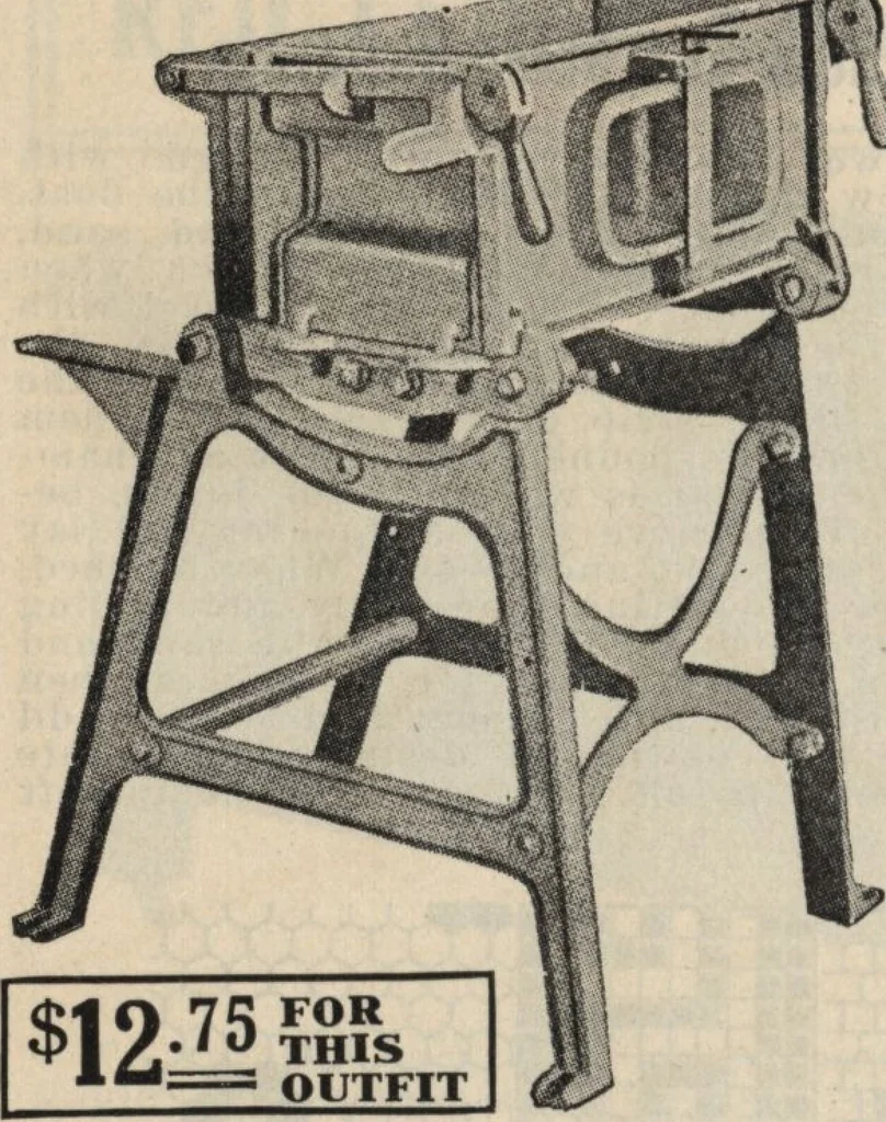 An illustration from Alladin homecraft market place, 1915, leaf 127