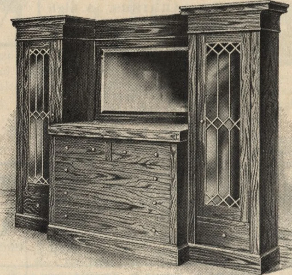 An illustration from Alladin homecraft market place, 1915, leaf 135