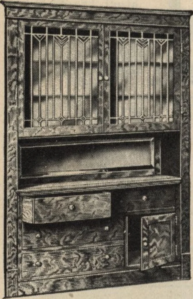 An illustration from Alladin homecraft market place, 1915, leaf 135
