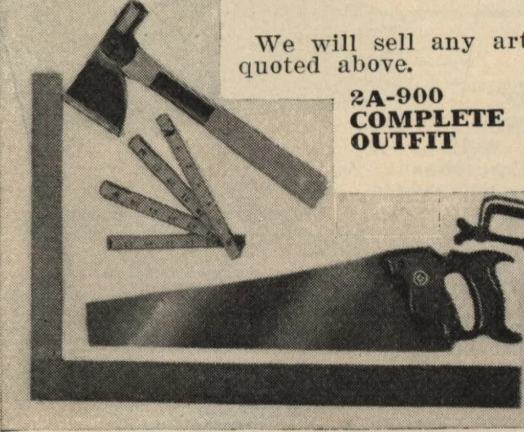 An illustration from Alladin homecraft market place, 1915, leaf 138