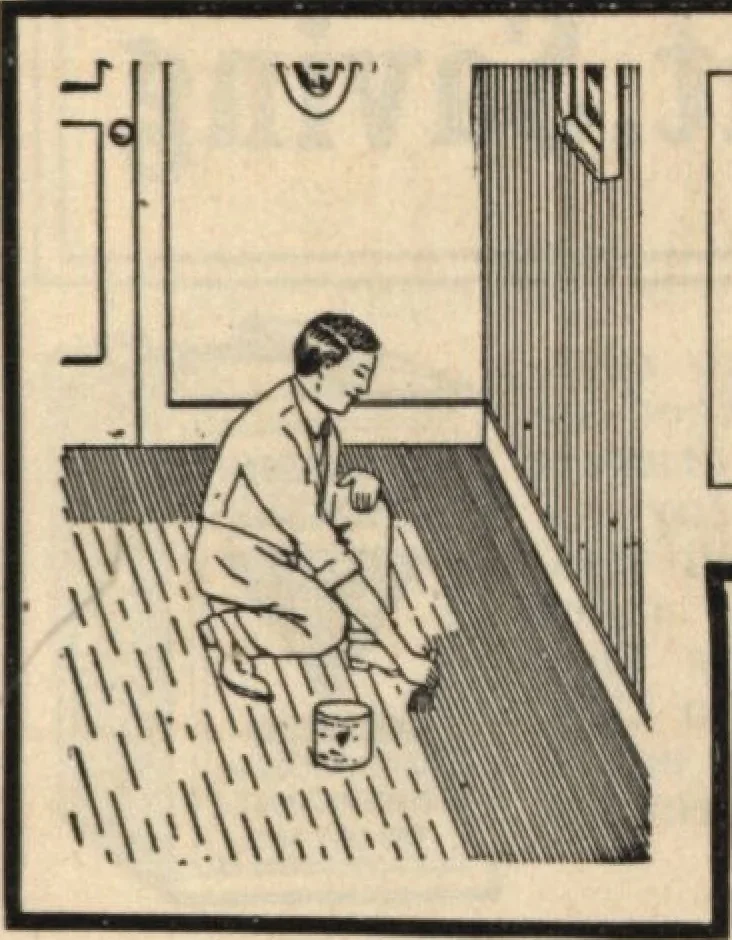 An illustration from Alladin homecraft market place, 1915, leaf 142