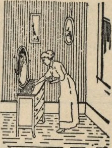 An illustration from Alladin homecraft market place, 1915, leaf 142
